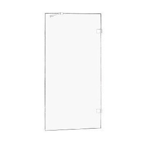 Шторка для ванны NEW TRENDY AVEXA WHITE EXK-2964-WP 90 купить в интернет-магазине Sanbest