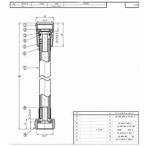 Душевой шланг Bravat P7231N-RUS купить в интернет-магазине сантехники Sanbest
