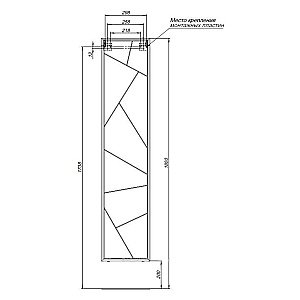 Пенал Allen Brau Paris 35 1.360005.WM белый матовый для ванной в интернет-магазине сантехники Sanbest