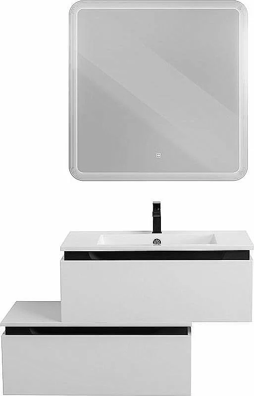 Нижняя тумба Cezares SLIDER-800-1C-PI-BO белый для ванной в интернет-магазине сантехники Sanbest