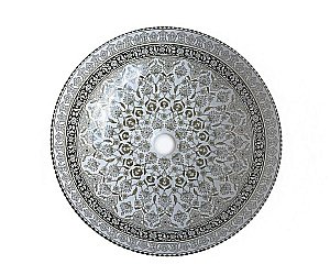 Раковина накладная Bronze de Luxe Marrakesh 40,5 1008G с декором купить в интернет-магазине Sanbest