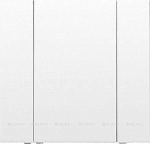 Зеркальный шкаф Aquanet Алвита 90 белый купить в интернет-магазине сантехники Sanbest