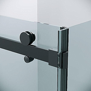 Душевой уголок Grossman Classic 140х80 120.K33.04.1480.21.00 стекло прозрачное/профиль черный матовый купить в интернет-магазине Sanbest