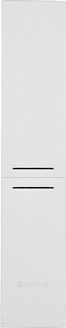 Шкаф-пенал De Aqua Тока 1БК 35 белый для ванной в интернет-магазине сантехники Sanbest