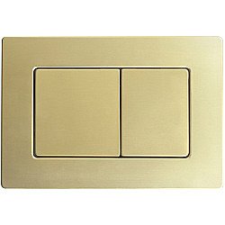 Кнопка для инсталляции Veconi Flush FLV9-G брашированное золото купить в интернет-магазине сантехники Sanbest