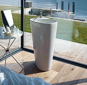 Раковина Laufen Palomba 8.1180.3.400.104.1 белая купить в интернет-магазине Sanbest