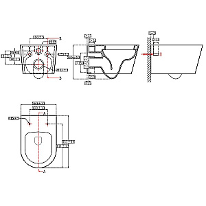 Инсталляция для унитаза Azario AZ-8010-1000 купить в интернет-магазине сантехники Sanbest