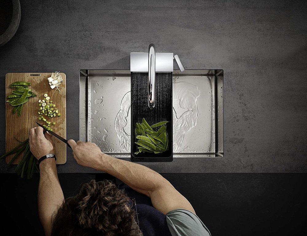 Смеситель для кухни Hansgrohe Aquno Select M81 170 73837000 купить в интернет-магазине сантехники Sanbest