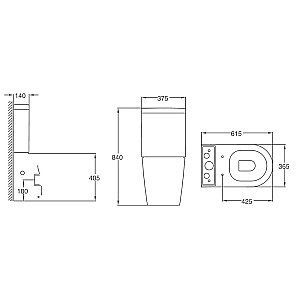 Инсталляция для унитаза Azario AZ-8010-1000 купить в интернет-магазине сантехники Sanbest