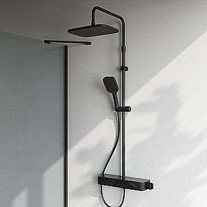 Душевая система AM.PM Func F078F322 черная купить в интернет-магазине сантехники Sanbest