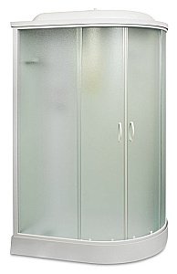 Душевая кабина Alex Baitler 120х80 MR3512P стекло матовое/профиль белый матовый купить в интернет-магазине Sanbest