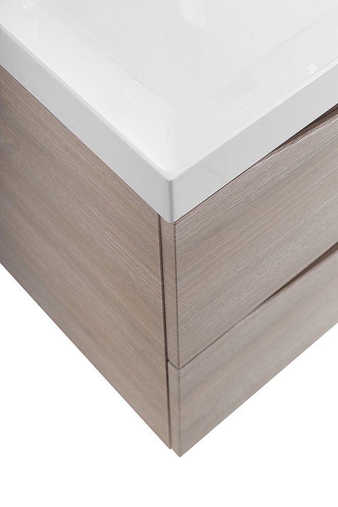 Тумба с раковиной Belbagno MARINO 65 подвесная Rovere Grigio для ванной в интернет-магазине Sanbest