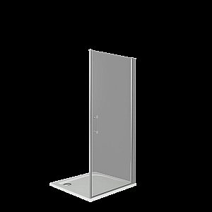 Душевая дверь Good Door MOKKA DR-80-C-WE стекло прозрачное/профиль белый купить в интернет-магазине Sanbest