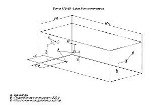 Акриловая ванна Aquanet LOTOS 175х80 328870 купить в интернет-магазине Sanbest