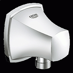 Подключение для душевого шланга Grohe Grandera 27970000 хром купить в интернет-магазине сантехники Sanbest