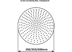 Верхний душ Aquanet Passion AF301-84-RM купить в интернет-магазине сантехники Sanbest