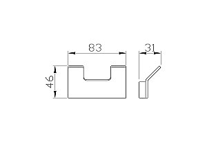 Двойной крючок для ванной WONZON & WOGHAND LOTTE, Хром (WW-8325) купить в интернет-магазине сантехники Sanbest