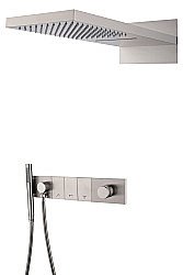 Душевая система Boheme ZODIAC 132-NB никель брашированный купить в интернет-магазине сантехники Sanbest