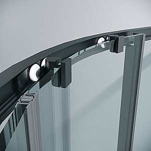 Душевой уголок Grossman Cosmo 301.K33.02.1010.21.00 100x100 стекло прозрачное/профиль черный матовый купить в интернет-магазине Sanbest