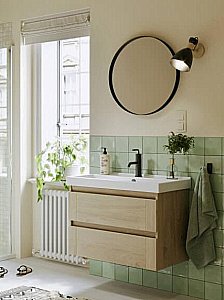 Тумба с раковиной Aqwella Astrid 80 AST0108 дуб давос для ванной в интернет-магазине Sanbest