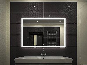 Зеркало Континент Mercury ЗЛП464 120x70 в ванную от интернет-магазине сантехники Sanbest