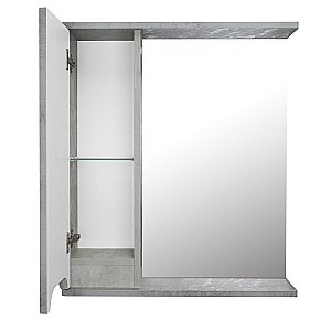 Зеркало со шкафом Loranto Florena 60 светлый бетон купить в интернет-магазине сантехники Sanbest