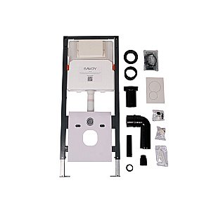 Инсталляция для унитаза Savoy SV101 кнопка белая купить в интернет-магазине сантехники Sanbest