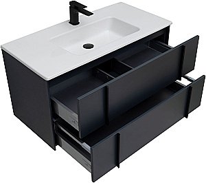 Тумба с раковиной Allen Brau REALITY 1.32008.AM 121 антрацит матовый для ванной в интернет-магазине Sanbest