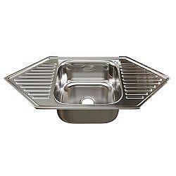 Мойка кухонная MIXLINE ML 532313 хром купить в интернет-магазине сантехники Sanbest