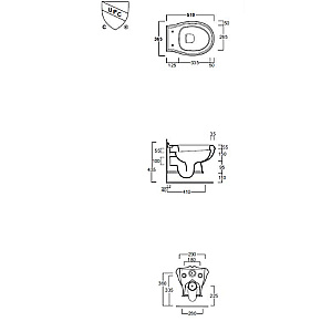 Унитаз подвесной SIMAS Arcade AR841 безободковый, белый купить в интернет-магазине Sanbest