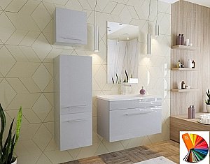 Тумба с раковиной Эстет Elin 80 любой цвет тумбы и раковины под заказ для ванной в интернет-магазине Sanbest