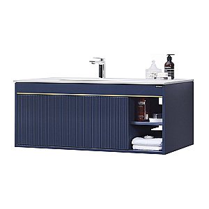 Тумба с раковиной Orans BC-1137-1000 синяя для ванной в интернет-магазине Sanbest