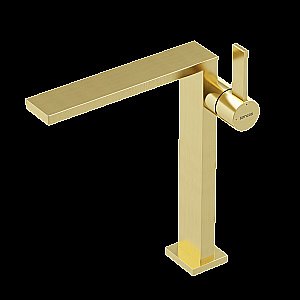 Смеситель для раковины Sancos Linn SC9020BG брашированное золото купить в интернет-магазине сантехники Sanbest