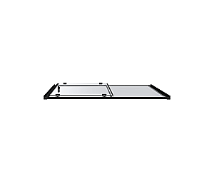 Душевая дверь Good Door CUBE 150 WTW-150-C-B стекло прозрачное/профиль черный матовый купить в интернет-магазине Sanbest