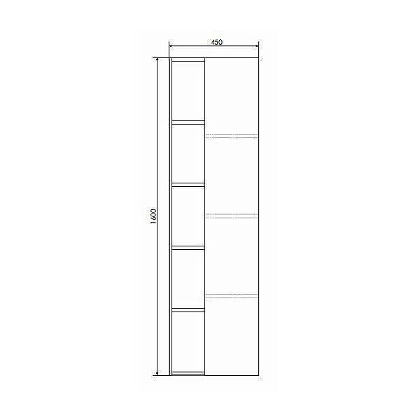 Пенал Comforty Прага 45 для ванной в интернет-магазине сантехники Sanbest