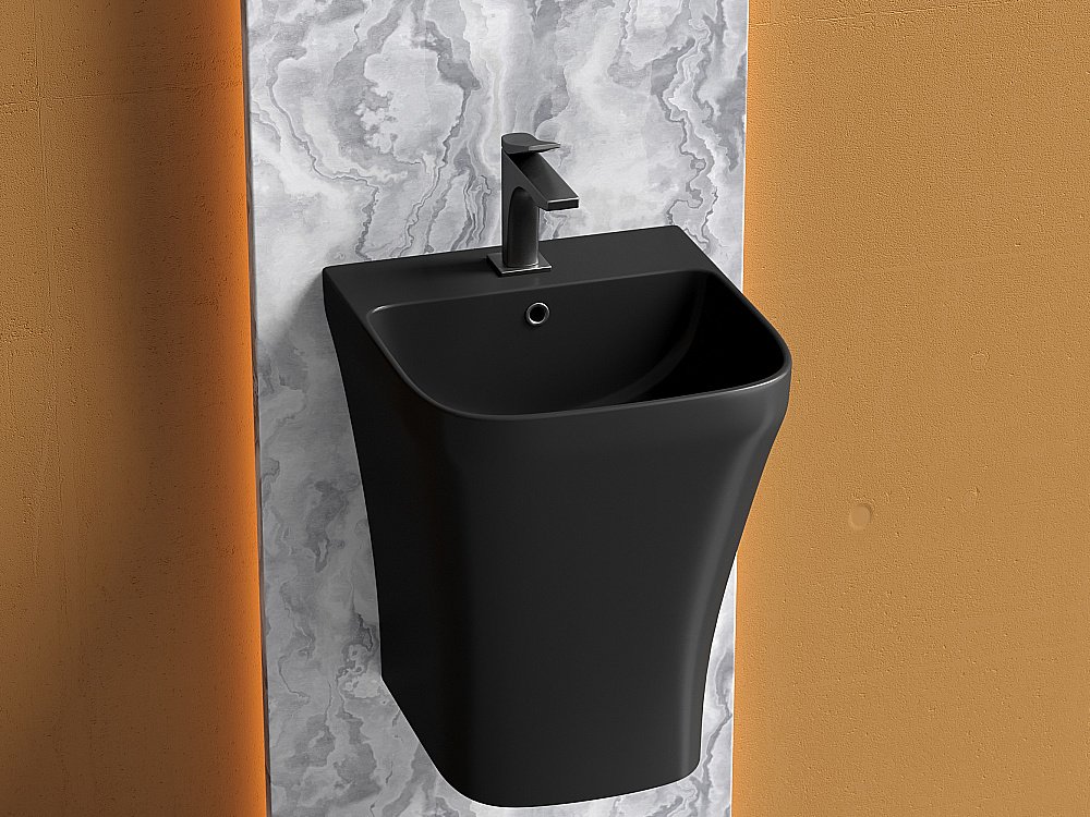 Раковина Ceramica Nova Dion 36 CN6067MB черная матовая купить в интернет-магазине Sanbest