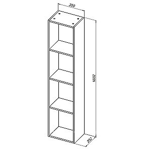 Пенал Allen Brau Paris 35 1.360006.CGM олива матовый для ванной в интернет-магазине сантехники Sanbest