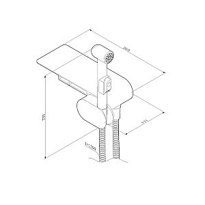 Гигиенический душ AM.PM Like F0202622 купить в интернет-магазине сантехники Sanbest