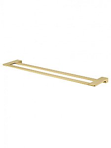 Полотенцедержатель двойной WONZON & WOGHAND ECLIPSE WW-9111-LG золото глянцевое купить в интернет-магазине сантехники Sanbest