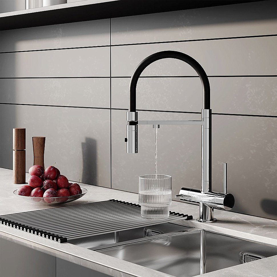 Смеситель для кухни Iddis Ace ACESBFFi05 хром купить в интернет-магазине сантехники Sanbest