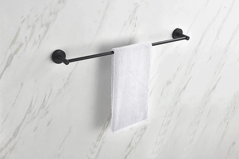 Полотенцедержатель Aquatek Европа AQ4114MB черный матовый купить в интернет-магазине сантехники Sanbest