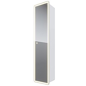 Пенал Dreja POINT 99.9035 40 зеркальный/белый для ванной в интернет-магазине сантехники Sanbest