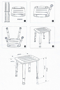 Сидение напольное ESBANO BERN-5 купить в интернет-магазине сантехники Sanbest