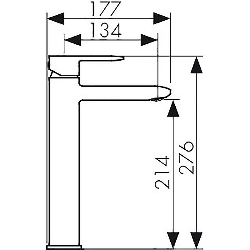 Смеситель для раковины Kaiser Estilo 62111 купить в интернет-магазине сантехники Sanbest