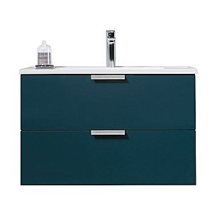 Тумба с раковиной Orans BC-0901 80 Matt Ocean Blue для ванной в интернет-магазине Sanbest