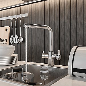 Смеситель для кухни Elghansa Kitchen Pure Water 56A5511 хром купить в интернет-магазине сантехники Sanbest