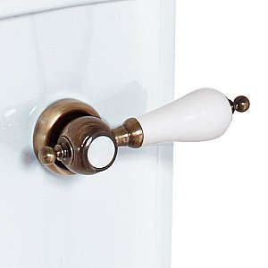 Унитаз Migliore Bella 31099 белый/бронза купить в интернет-магазине Sanbest