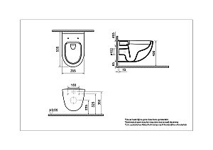 Унитаз подвесной Vitra S40 7759B003-0075 безободковый, с крышкой микролифт, белый купить в интернет-магазине Sanbest
