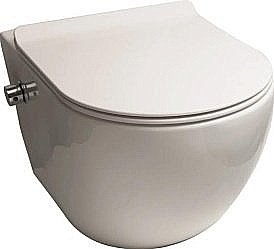 Унитаз подвесной SantiLine SL-5002SM-BD безободковый, с крышкой микролифт купить в интернет-магазине Sanbest