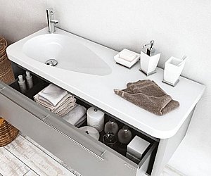 Раковина Creavit Trump 120,4 TP120-0000 белая купить в интернет-магазине Sanbest